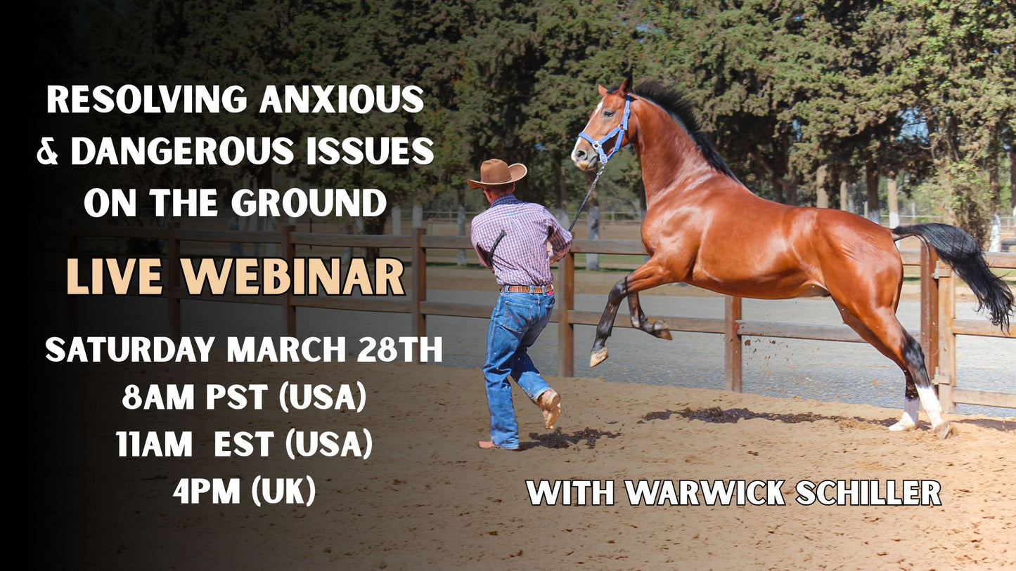 Live Webinar: Resolving Anxious & Dangerous Issues on the Ground 8AM