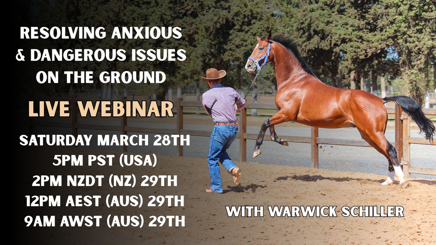 Live Webinar: Resolving Anxious & Dangerous Issues on the Ground 5PM
