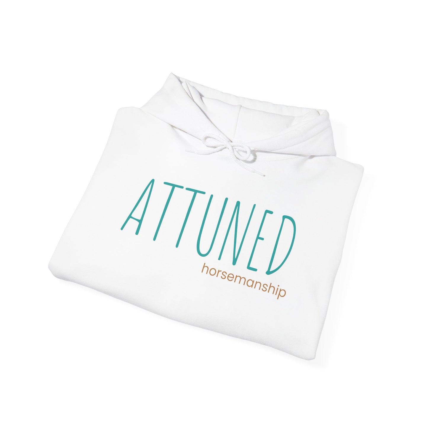 Attuned Hoodie — Minimalist Wellness Hooded Sweatshirt