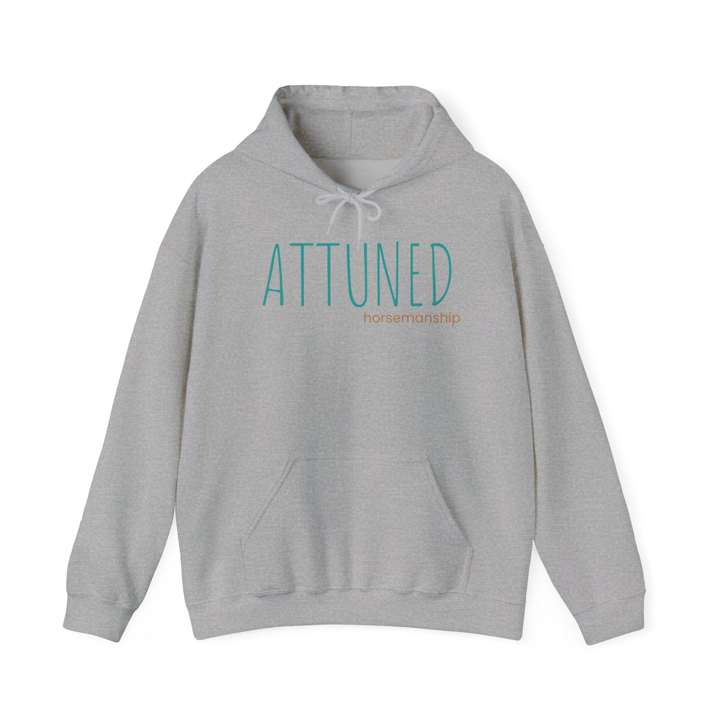 Attuned Hoodie — Minimalist Wellness Hooded Sweatshirt