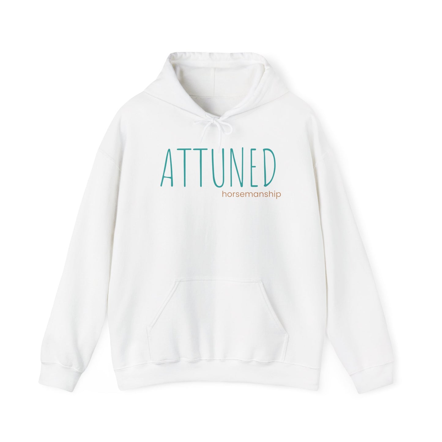 Attuned Hoodie — Minimalist Wellness Hooded Sweatshirt