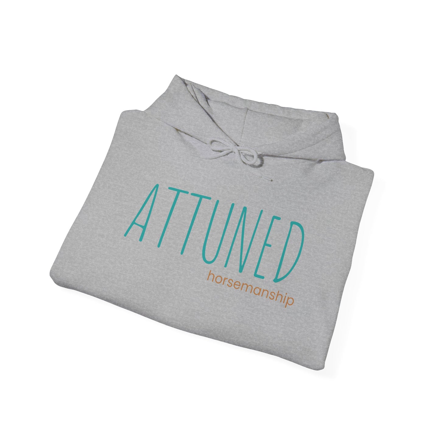 Attuned Hoodie — Minimalist Wellness Hooded Sweatshirt
