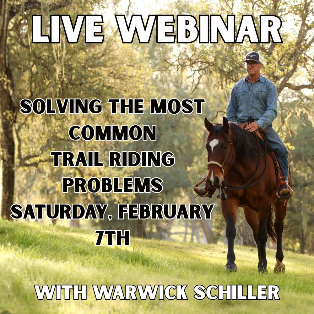 Trail Riding: Solving The Most Common Problems LIVE WEBINAR 5PM